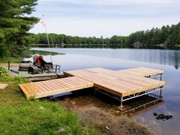 Otter Lake Pipe Dock