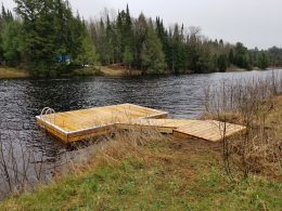 Muskoka River Floating Dock