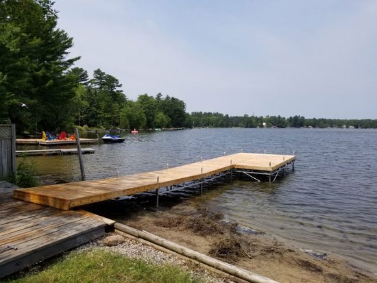 Lake Cooch Pipe Dock