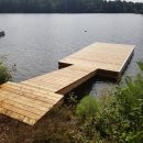 Starter Platform Shore Mount Floating Dock.