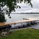 Long Pipe dock into the lake.