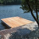 A Pipe Dock on Lake Muskoka.