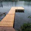 A Pipe Dock on Pine Lake.