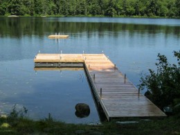 A Pipe Dock in Baysville.