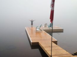 Beautiful new floating dock.