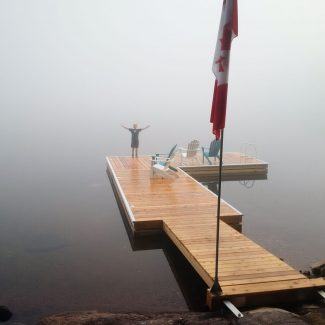 Beautiful new floating dock.