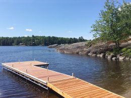 Brandy Lake Pipe Dock