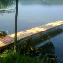 A Pipe Dock on Lake of Bays.